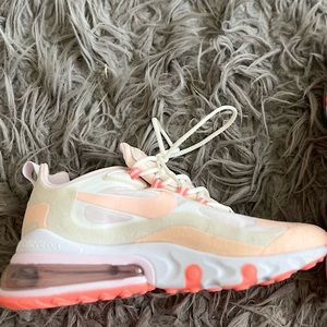 Brand New Nike Women’s Air Max 270 React in color “Crimson Tint”
